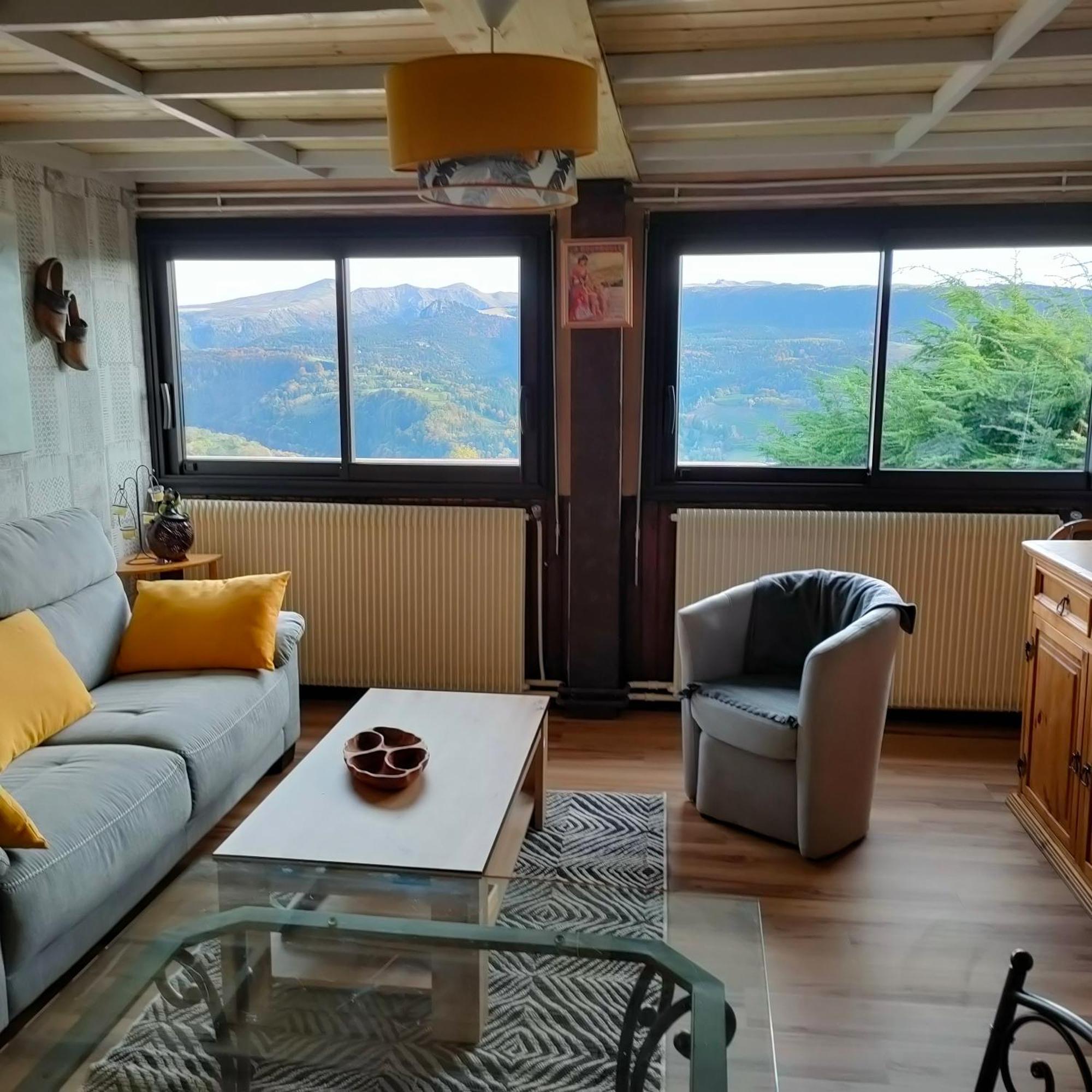 Grand Appartement Vue Magnifique Murat-le-Quaire Exterior photo